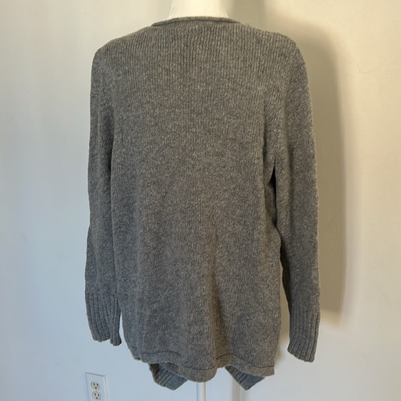 EUC Lane Bryant 22/24 Wool Blend Open Cascade Cardigan - Picture 4 of 9